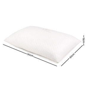 Giselle Bedding Set of 2 King Bamboo Memory Foam Pillow