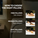 Giselle Bedding Set of 4 Firm Cotton Pillows