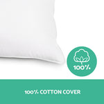 Giselle Bedding Set of 4 Firm Cotton Pillows
