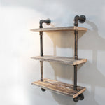 Artiss Industrial Shelves DIY Pipe Shelf Display Wall Floating Bookshelf Vintage 3 Tiers