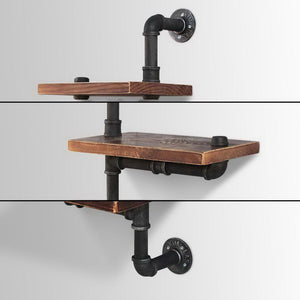 Artiss 3 Level 84cm DIY Adjustable Metal Bookshelf