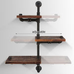 Artiss 3 Level 84cm DIY Adjustable Metal Bookshelf
