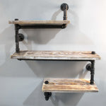 Artiss 3 Level 84cm DIY Adjustable Metal Bookshelf