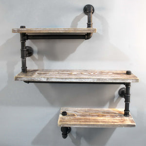 Artiss 3 Level 84cm DIY Adjustable Metal Bookshelf
