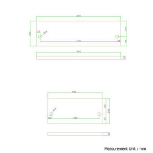 Artiss 3 Level 84cm DIY Adjustable Metal Bookshelf