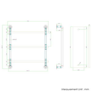 Artiss 3 Level 92cm DIY Wall Mounted Bookshelf
