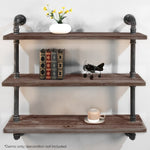 Artiss 3 Level 92cm DIY Wall Mounted Bookshelf