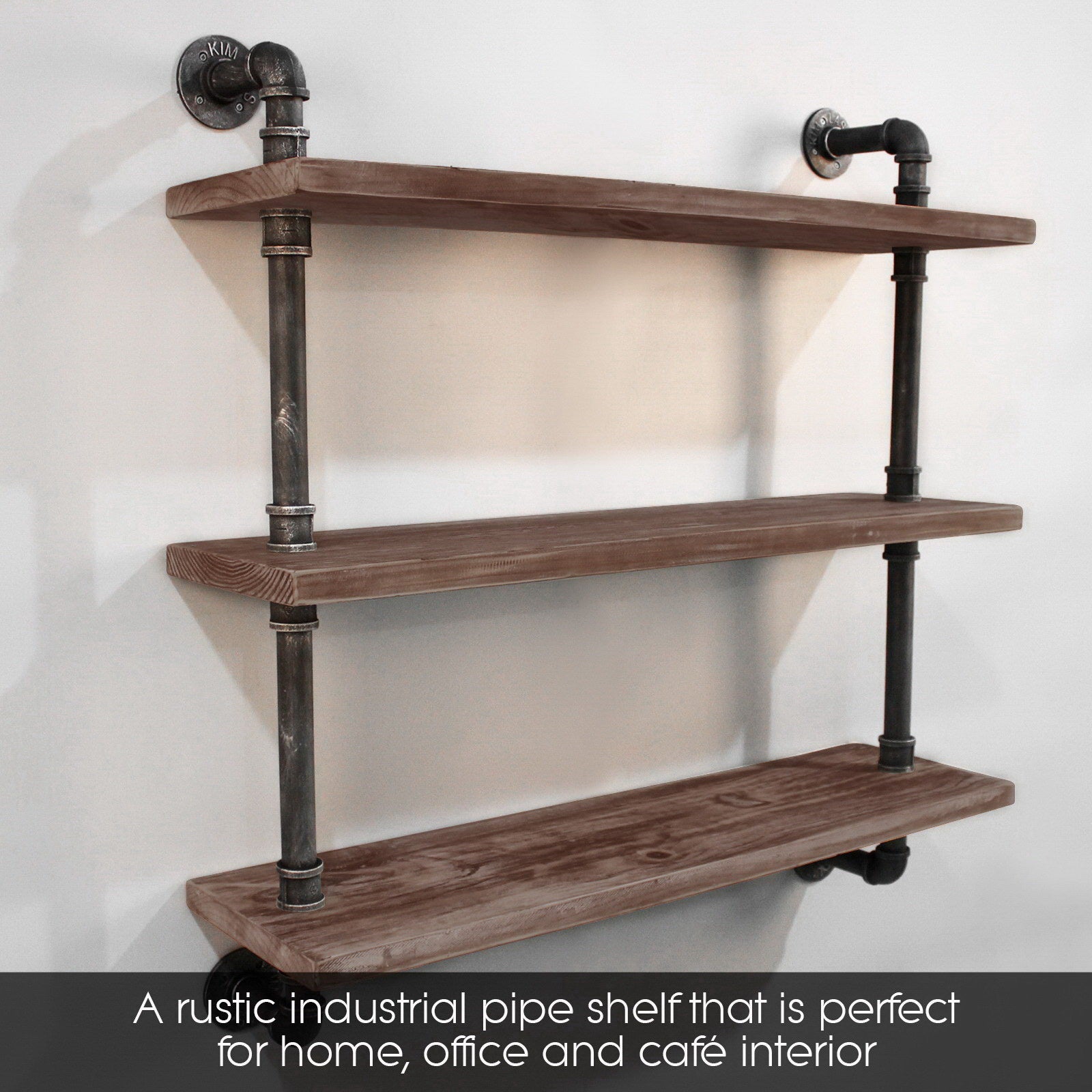 Artiss 3 Level 92cm DIY Wall Mounted Bookshelf