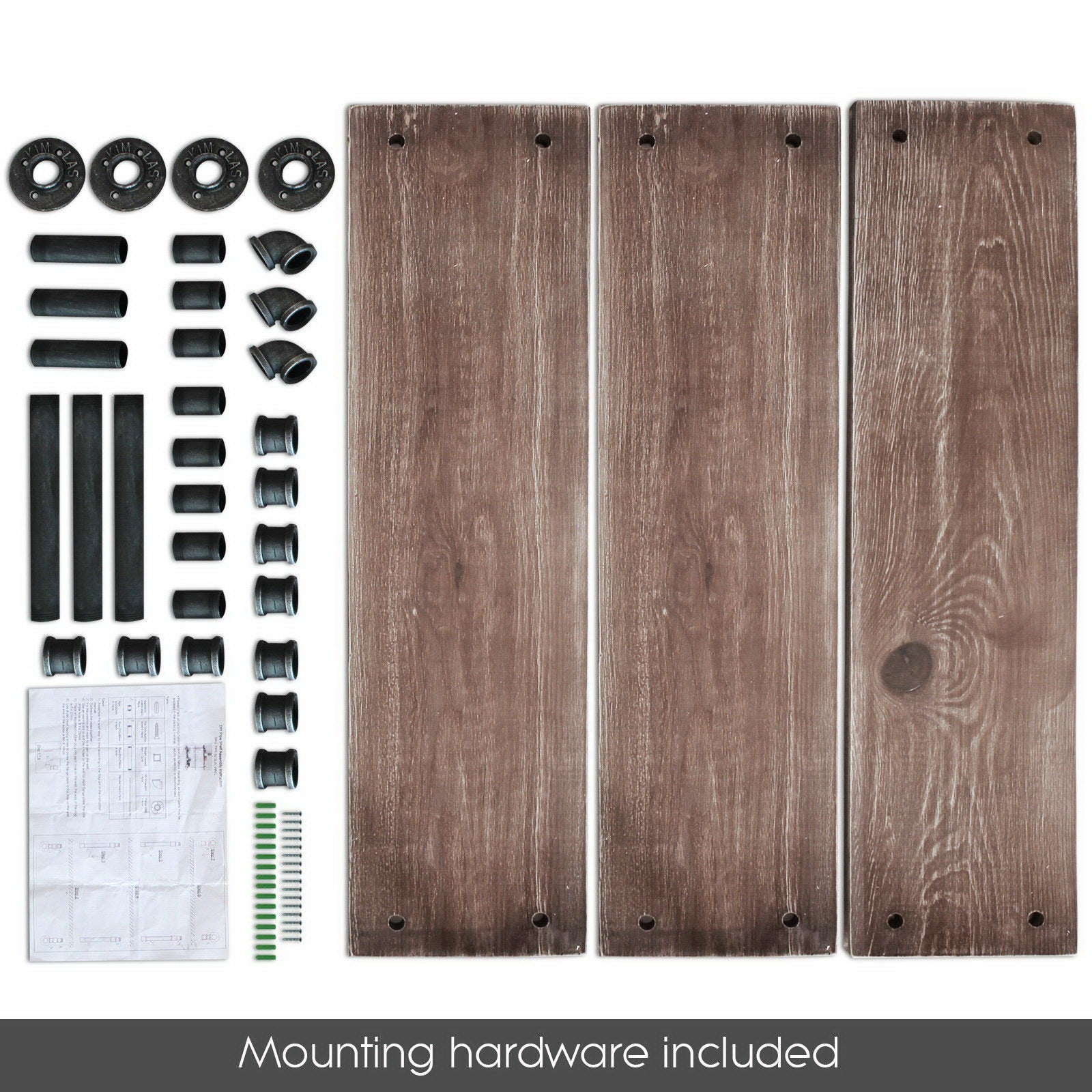 Artiss 3 Level 92cm DIY Wall Mounted Bookshelf