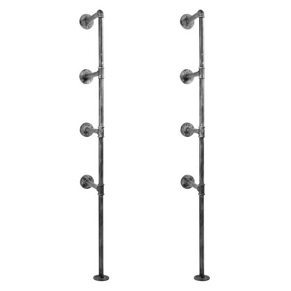 Artiss DIY Metal Ceiling Pipe Shelf