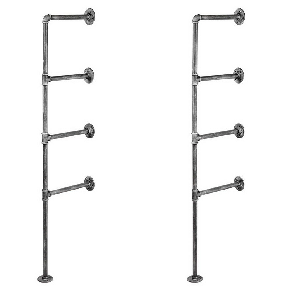 Artiss DIY Metal Ceiling Pipe Shelf
