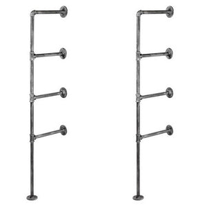Artiss DIY Metal Ceiling Pipe Shelf
