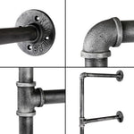 Artiss DIY Metal Ceiling Pipe Shelf