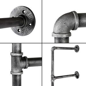 Artiss DIY Metal Ceiling Pipe Shelf