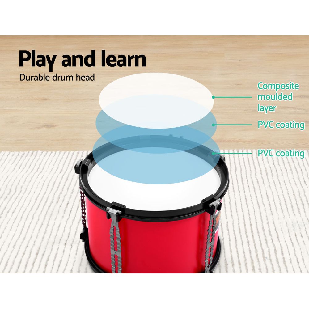 Keezi Kids 7 Drum Set Junior Drums Kit Musical Play Toys Childrens Mini Big Band