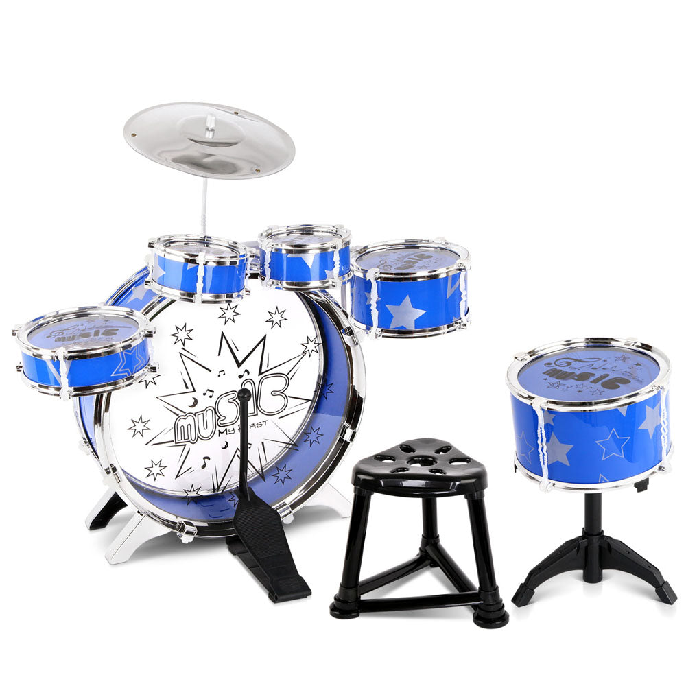 Keezi 11 Piece Kids Drum Set