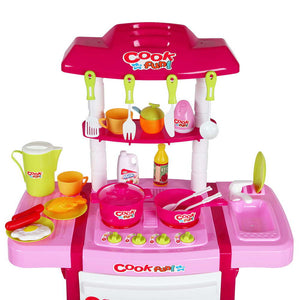 Keezi Kids Mini Chef Cookware Set - Pink