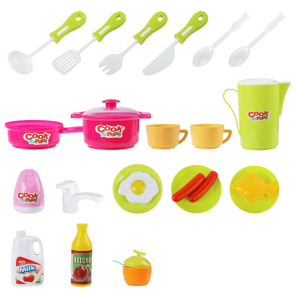 Keezi Kids Mini Chef Cookware Set - Pink