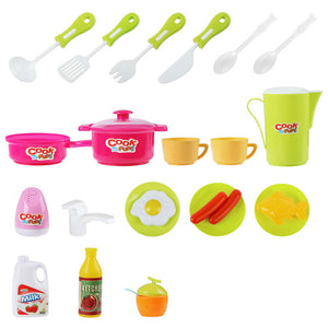 Keezi Kids Mini Chef Cookware Set - Pink