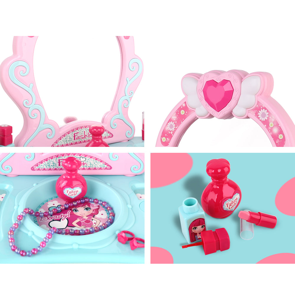 Keezi Kids Makeup Desk Play Set - Pink