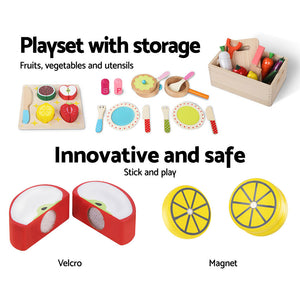 Keezi 29 Piece Kids Food Play Set 