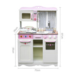Keezi Kids Kitchen Play Set - Off White