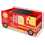 Keezi Kids Fire Truck Table & Chair Set 