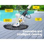 Aquabuddy Pool Cleaner Swimming Cleaning Automatic Floor Climb Wall Grey And White