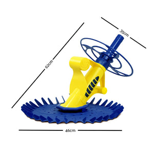 Aquabuddy Pool Cleaner Swimming Cleaning Automatic Floor Climb Wall Yellow And Blue