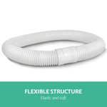 Aquabuddy 1 x 10m Durable Pool Cleaner Hose - White