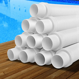 Aquabuddy 1 x 10m Durable Pool Cleaner Hose - White