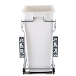 Devanti 20L Pull Out Bin Door Mount Kitchen Rubbish Bin White