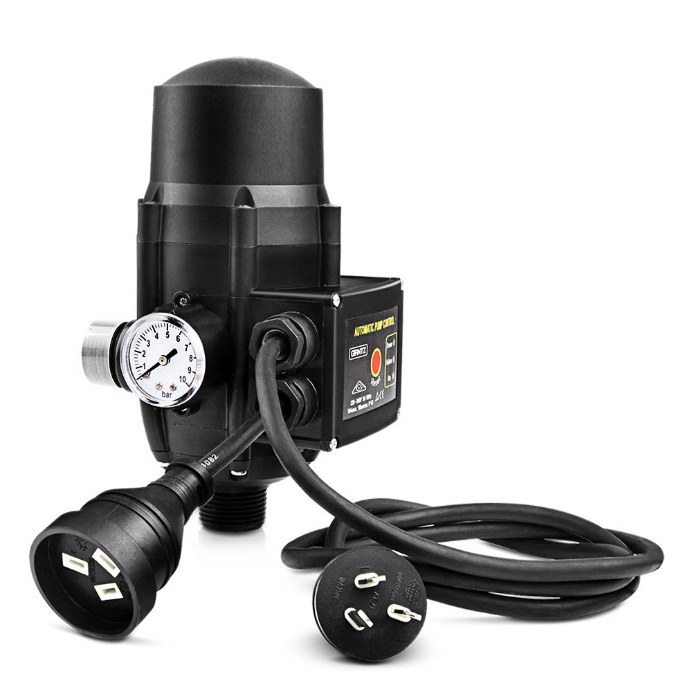 Giantz Adjustable Automatic Electronic Water Pump Controller - Black