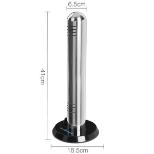 Stainless Steel Plasma Ioniser Tower - Silver