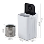 Devanti 4.6KG Mini Portable Washing Machine - Black