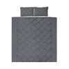 Giselle Bedding King Size Quilt Cover Set - Charcoal