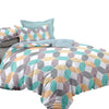 Giselle Bedding Quilt Cover Set King Bed Doona Duvet Reversible Sets Geometry Pattern