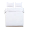 Giselle Bedding King Size Classic Quilt Cover Set - White