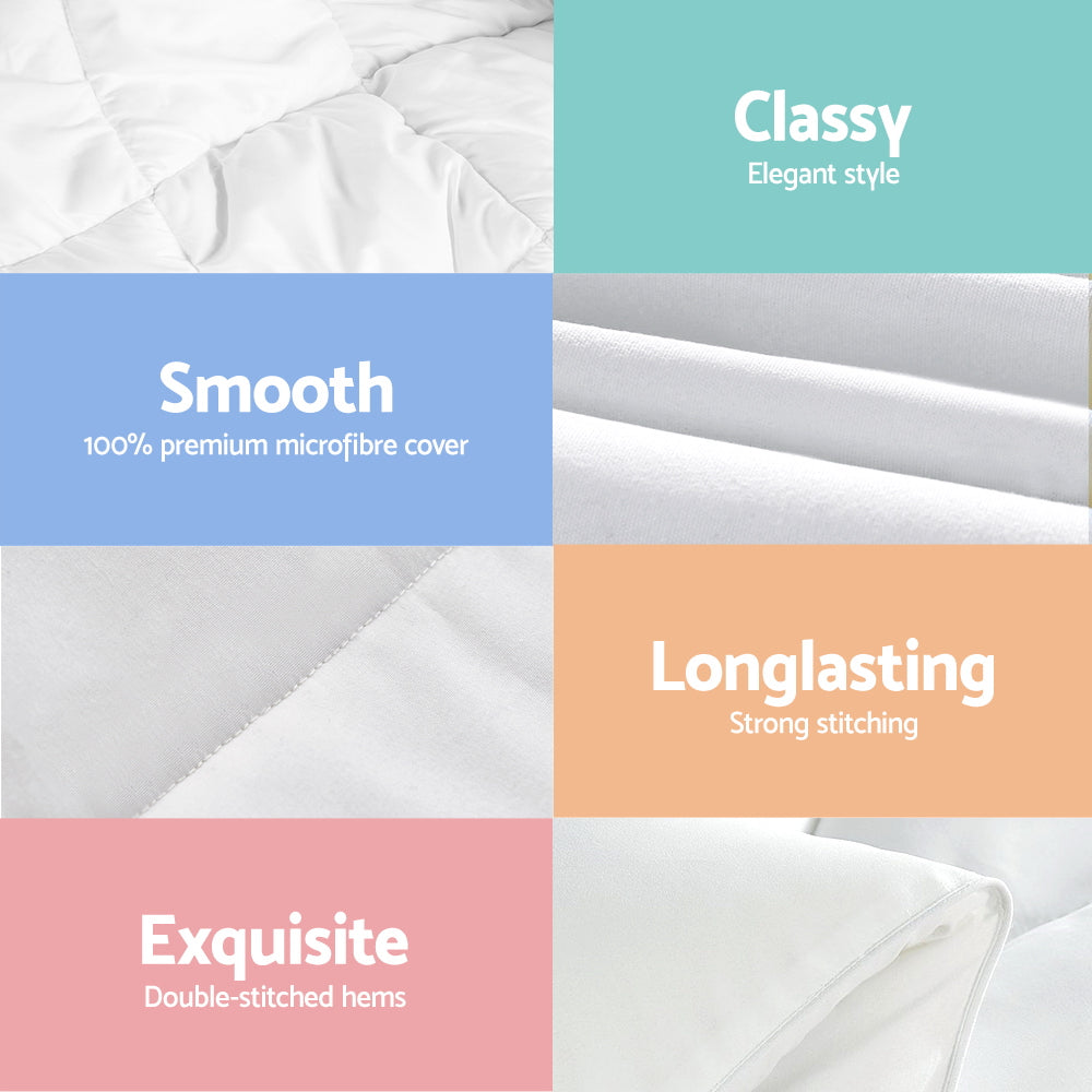 Giselle Bedding Double Size 400GSM Microfibre Quilt