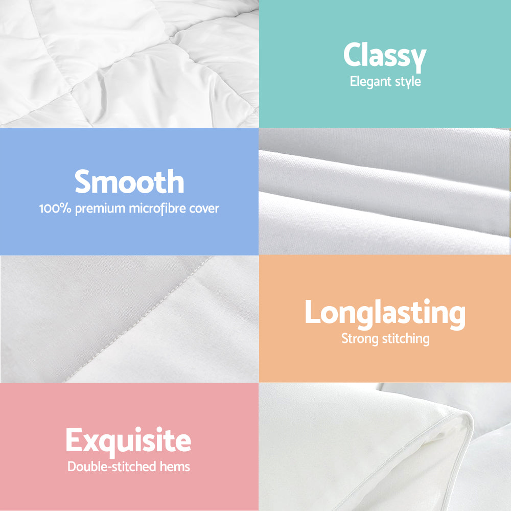 Giselle Bedding Double Size 700GSM Bamboo Microfibre Quilt