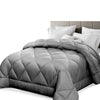 Giselle Bamboo Microfibre Microfiber Quilt 400GSM Doona King All Season Grey