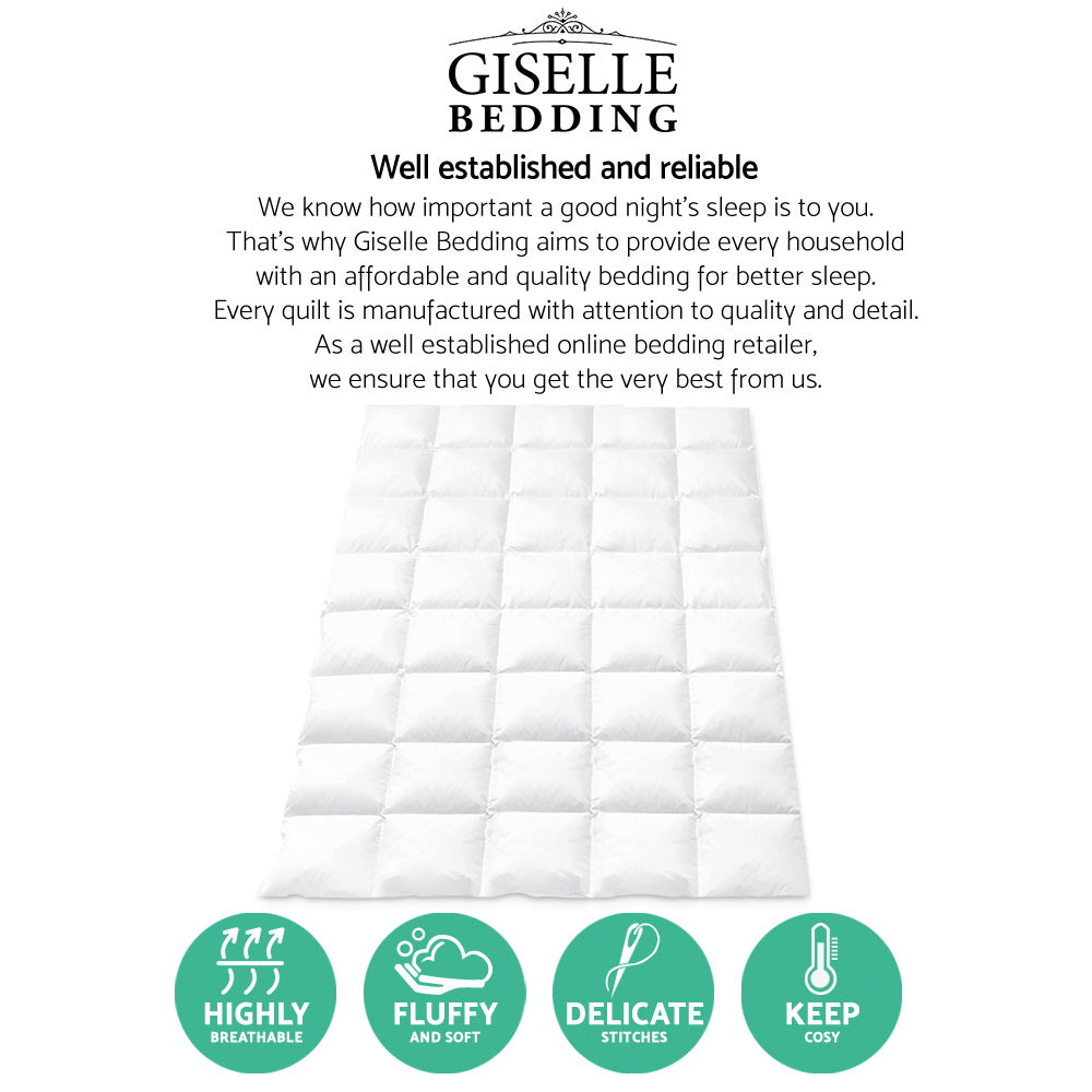 Giselle Bedding Double Size Duck Down Quilt 