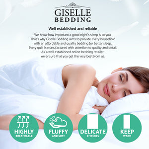 Giselle Bedding Queen Size Microfibre Quilt