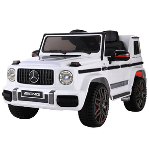 Mercedes-Benz Kids Ride On Car Electric AMG G63 Licensed Remote Cars 12V White