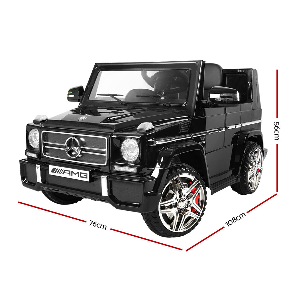 Kids Ride On Car MercedesBenz Licensed G65 12V Electric Black