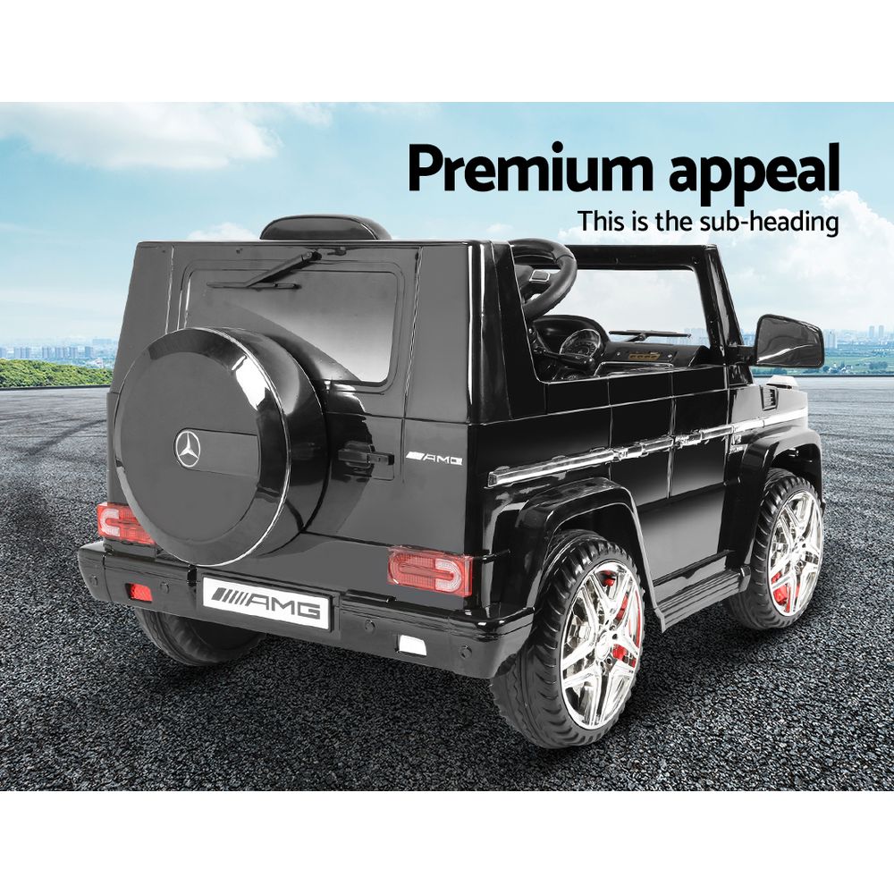 Kids Ride On Car MercedesBenz Licensed G65 12V Electric Black