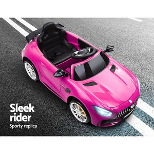 Kids Ride On Car MercedesBenz AMG GT R Electric Pink