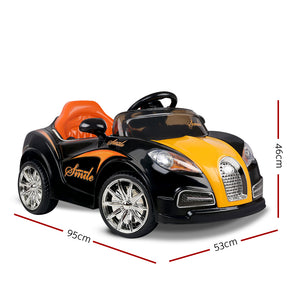 Rigo Kids Ride On Car  - Black & Orange