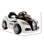 Rigo Kids Ride On Car - Black & White