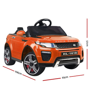 Rigo Kids Ride On Car Electric 12V Toys Orange